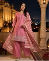Ht Vol 4 Fancy Fabric Kurti With Bottom Dupatta Exporters In India